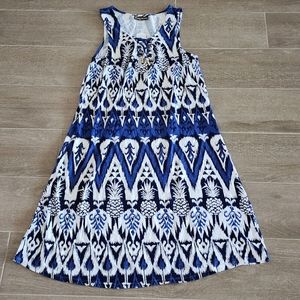 Tommy Bahama Lace-up Pineapple Dress